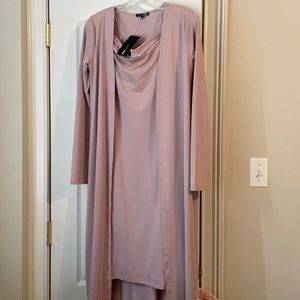 Fashion Nova dress with matching duster